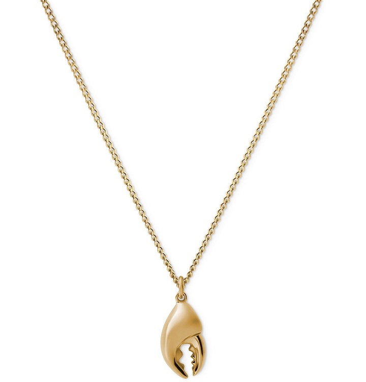 Photo: Miansai - Lobster Claw Gold Vermeil Necklace - Gold