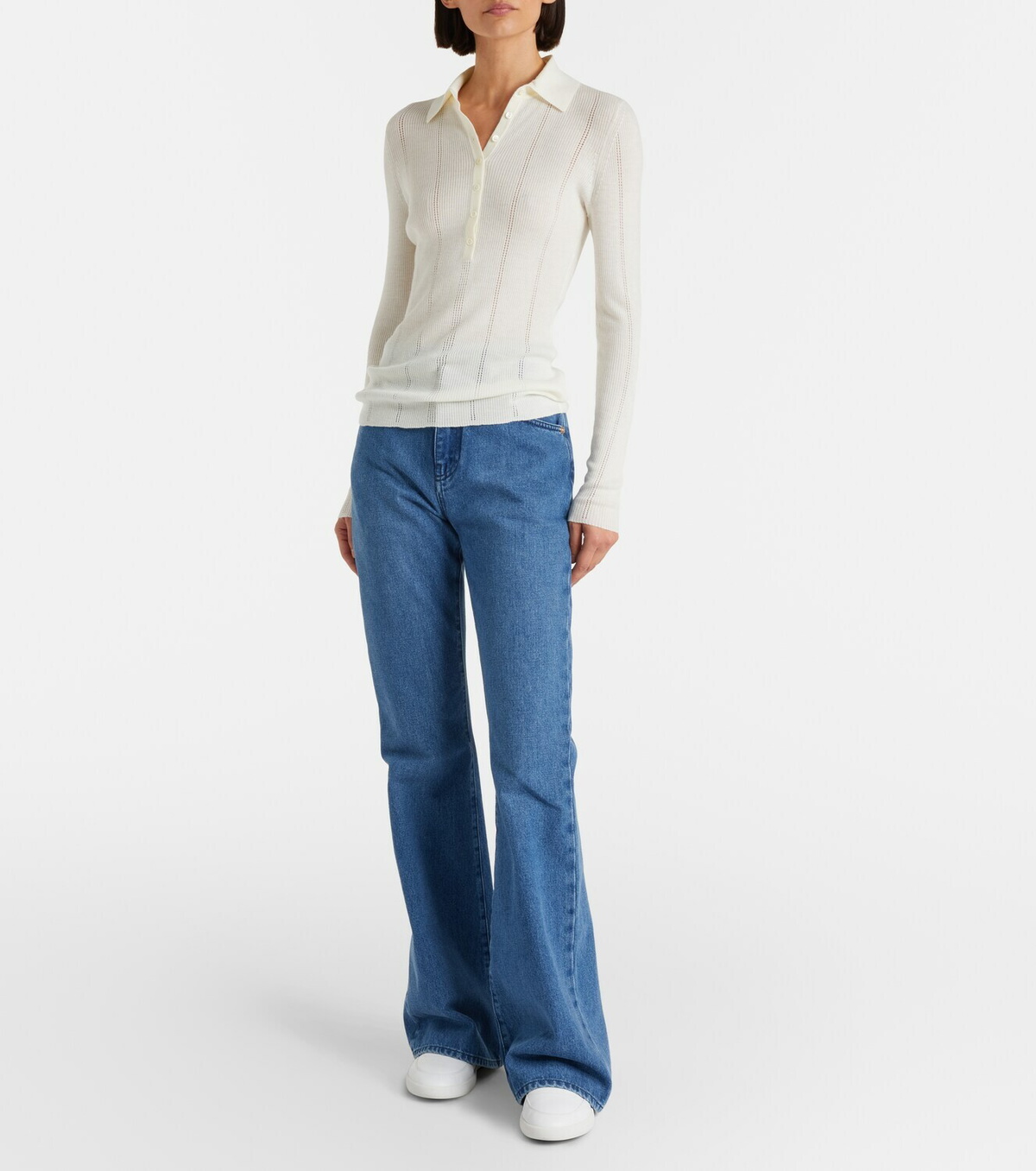 Gabriela Hearst Sophia wool polo sweater