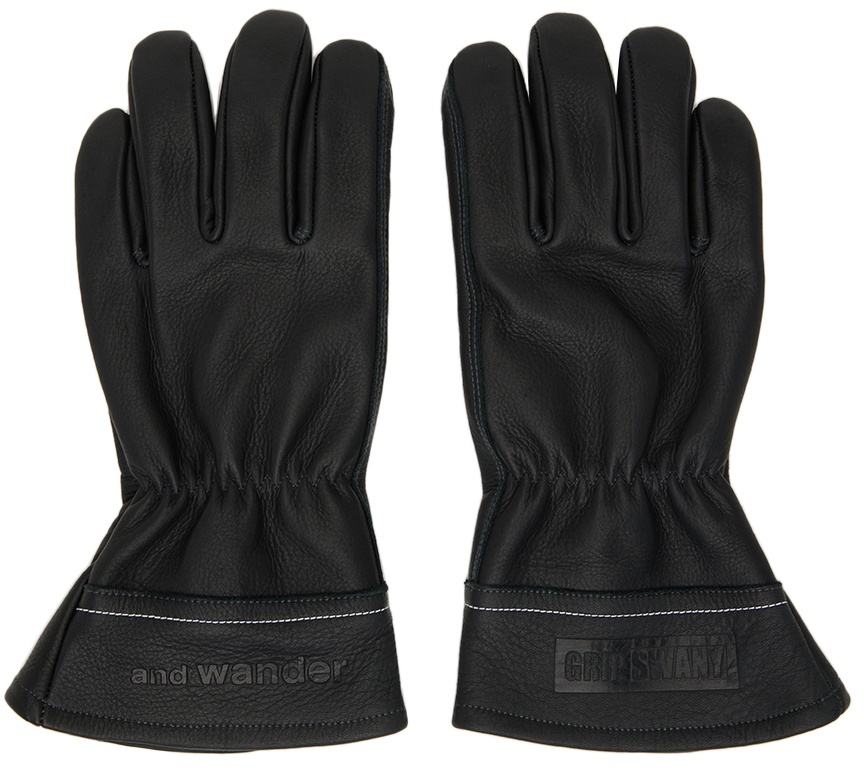 Photo: and wander Black GRIP SWANY Edition Takibi Gloves
