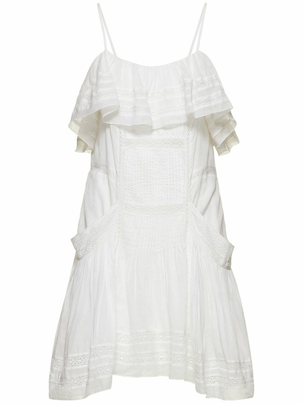Photo: MARANT ETOILE Moly Cotton Mini Dress