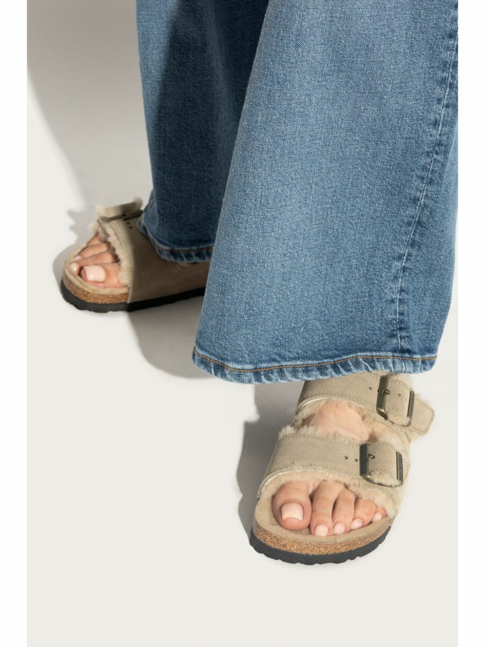 BIRKENSTOCK - Arizona Shearling Sandals
