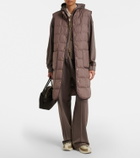Moncler Cygnette belted quilted down vest