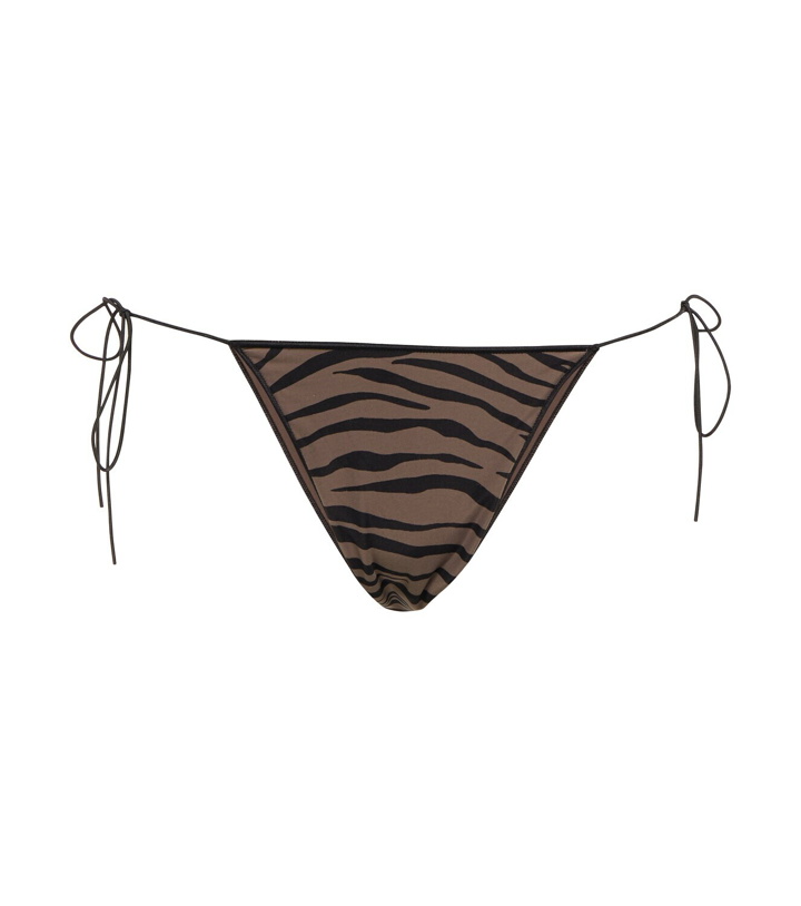 Photo: Tropic of C The C zebra-printed bikini bottoms