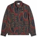 Soulland Men's Windom Jacquard Jacket in Red Multi