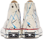 Converse Off-White Archive Paint Splatter Chuck 70 High Sneakers