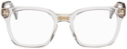 Gucci Transparent Square Glasses