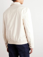 Brunello Cucinelli - Cotton-Blend Twill Harrington Jacket - Neutrals