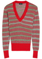 Etro Striped Knit Jumper Red