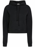 THE ROW Timmi Cotton Blend Jersey Crop Hoodie