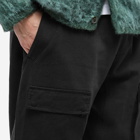 Maharishi Men's Utility Organic Cargo Sweat Pant in Black