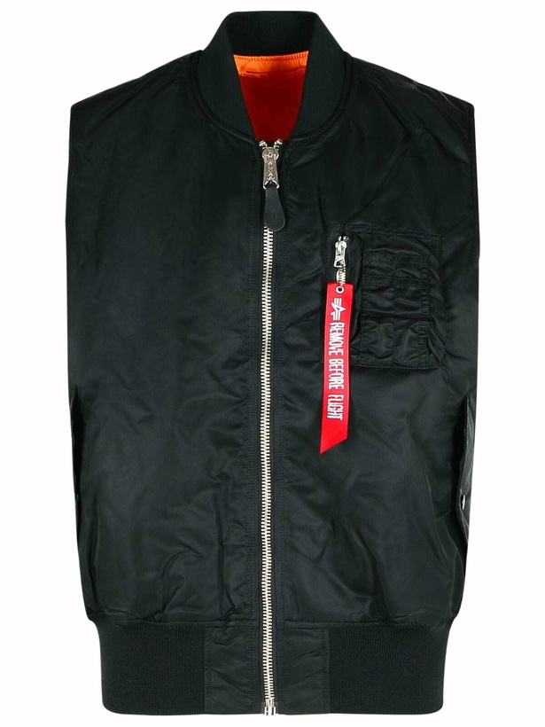 Photo: Alpha Industries Black Nylon Vest