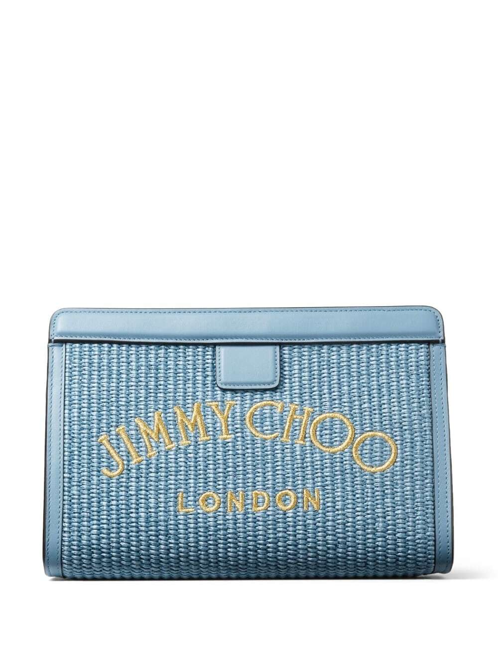 JIMMY CHOO - Avenue Raffia Clutch Bag Jimmy Choo
