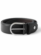 Brioni - 2.8cm Leather Belt - Black