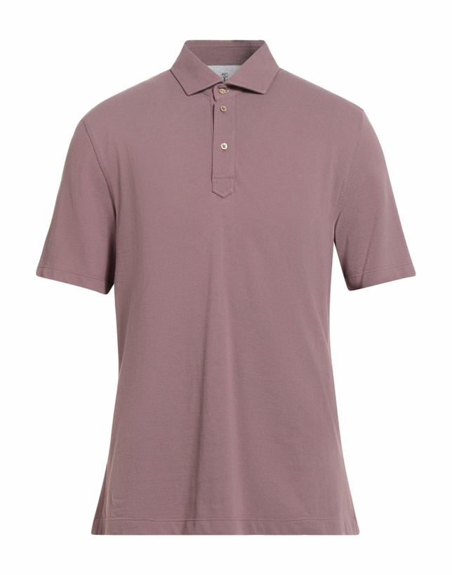 Photo: Brunello Cucinelli Mens Polo shirt Antique rose