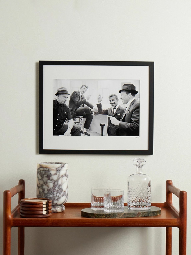 Photo: Sonic Editions - Framed 1963 Frank Sinatra &amp; The Rat Pack Print, 16" x 20"