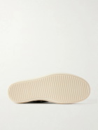 Rick Owens - Ramones Leather and Rubber Sneakers - Brown
