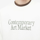 MARKET Men's Contemporary Art Crew Sweat in Parchment