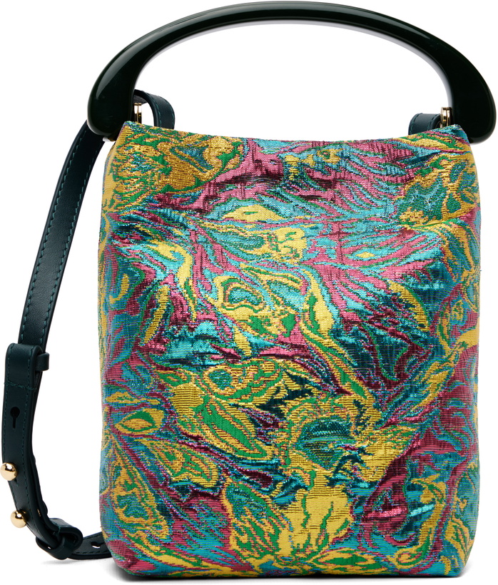 Photo: Dries Van Noten Multicolor Crisp Floral Bag