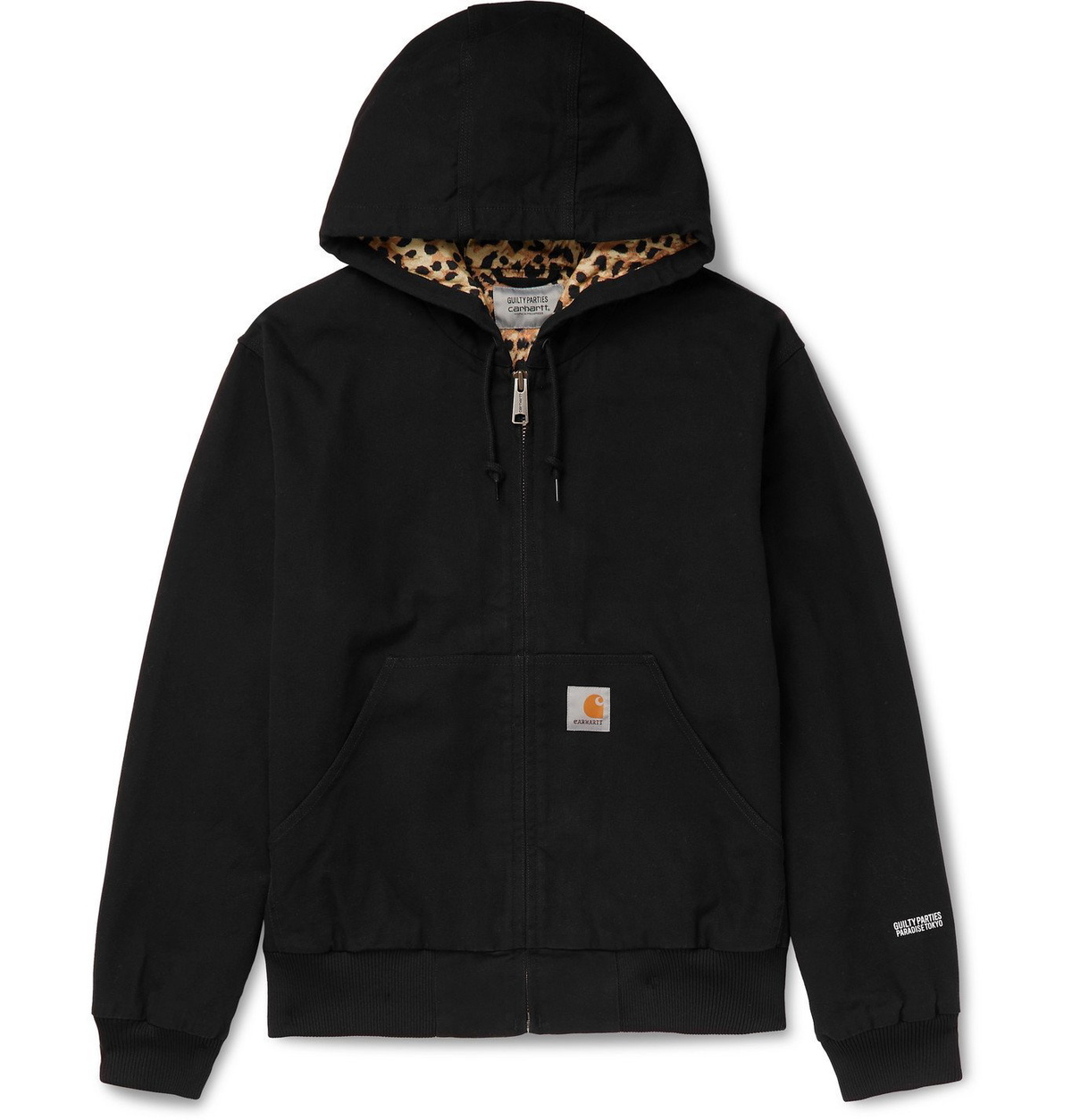 Carhartt WIP - Wacko Maria Logo-Appliquéd Cotton-Canvas Hooded 