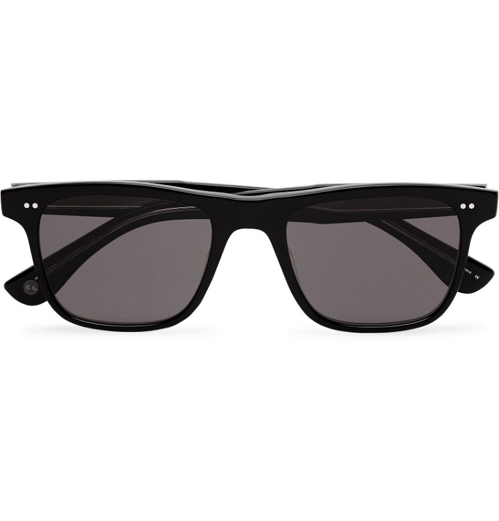 Photo: Garrett Leight California Optical - Wavecrest 50 Square-Frame Acetate Polarised Sunglasses - Black