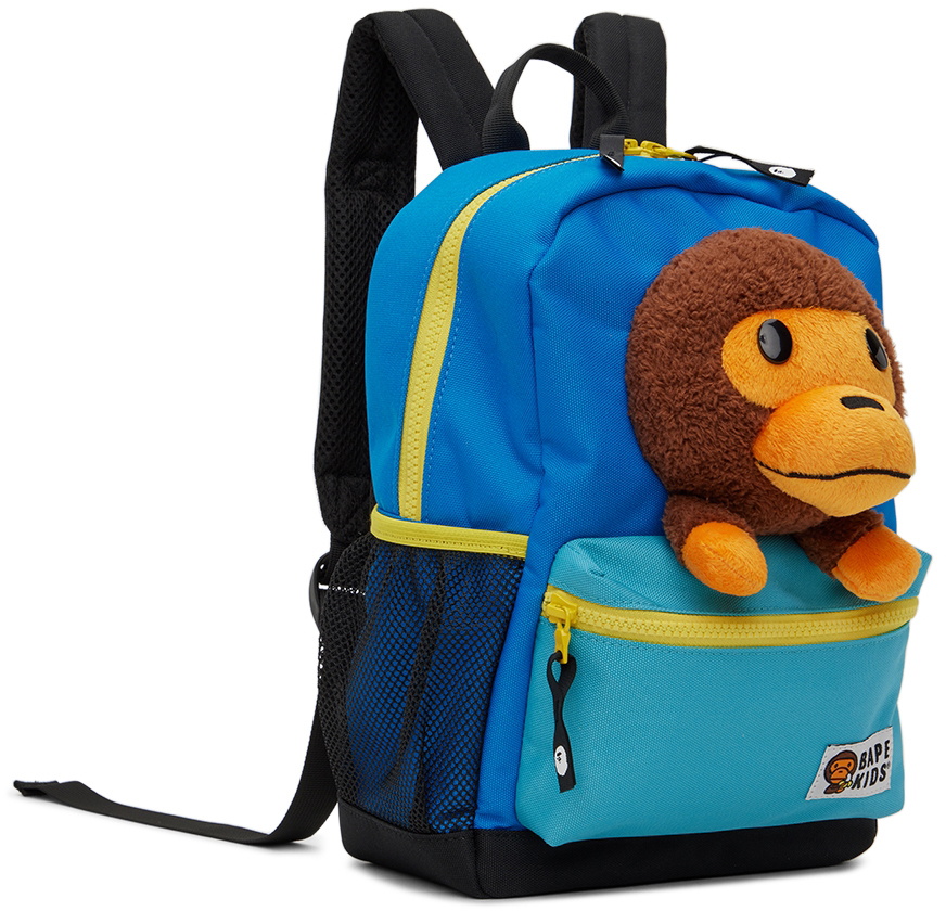 BAPE Kids Khaki Patch Backpack A Bathing Ape
