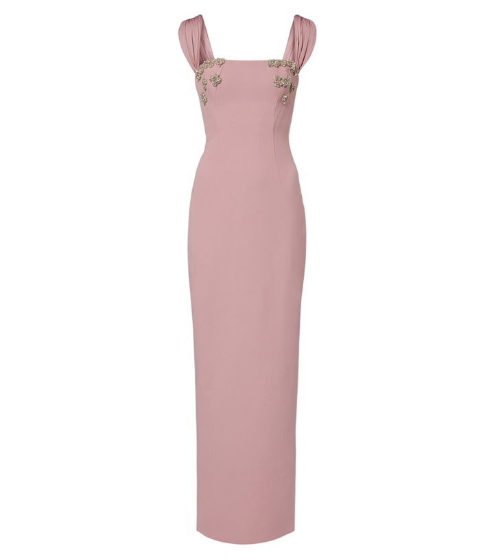 Photo: Rachel Gilbert Malia embellished crêpe corset gown