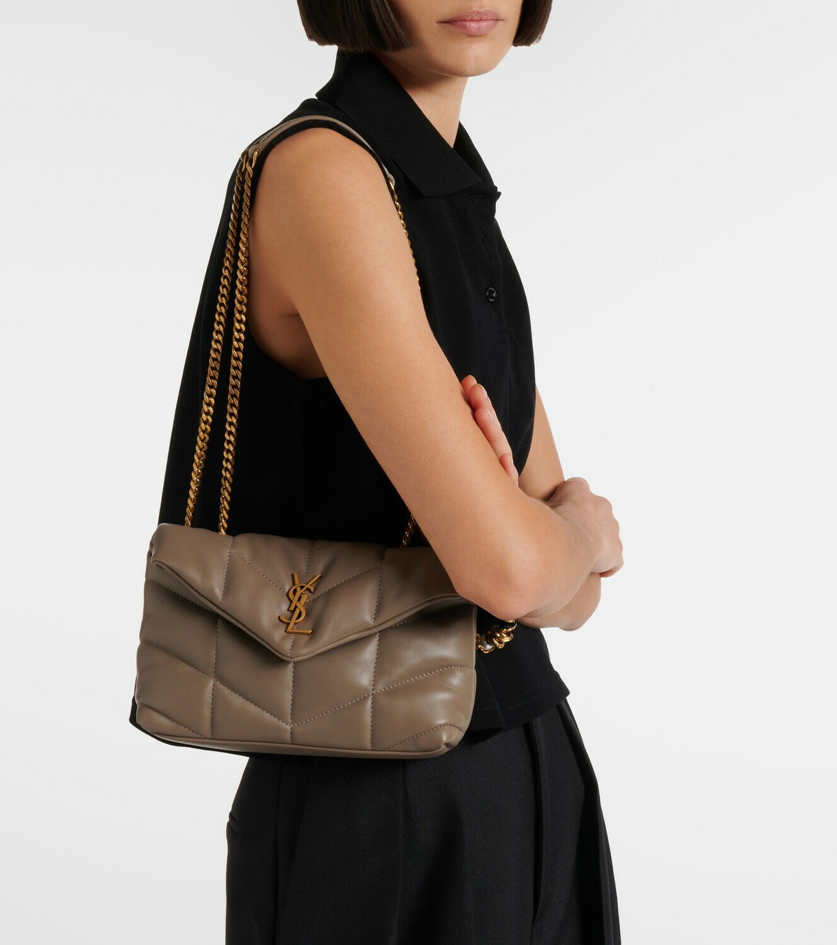 Saint Laurent Puffer Toy leather shoulder bag