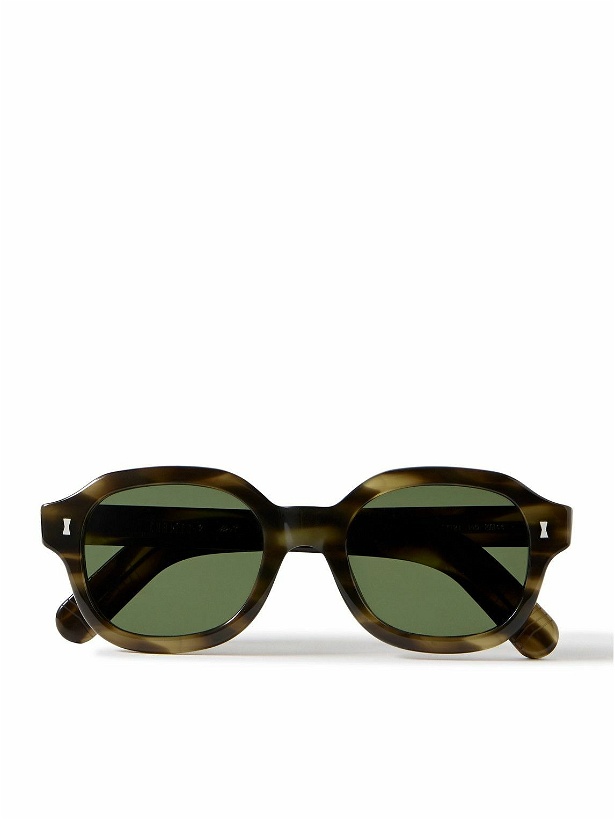 Photo: Mr P. - Cubitts Leirum Round-Frame Tortoiseshell Acetate Sunglasses