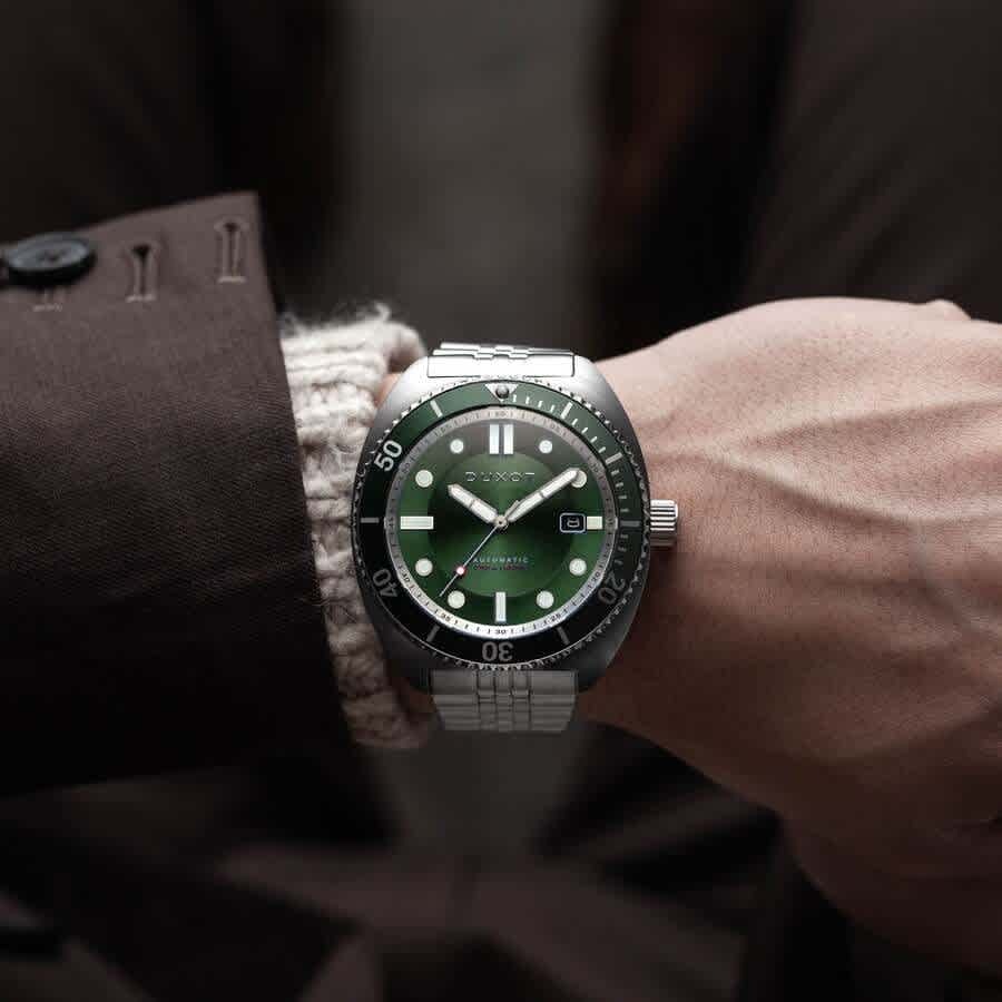 Duxot Tortuga Automatic Green Dial Mens Watch DX-2026-22