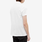 Saint Laurent Men's Classic YSL Polo Shirt in White