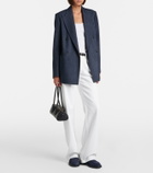 Tod's Suede loafer pumps