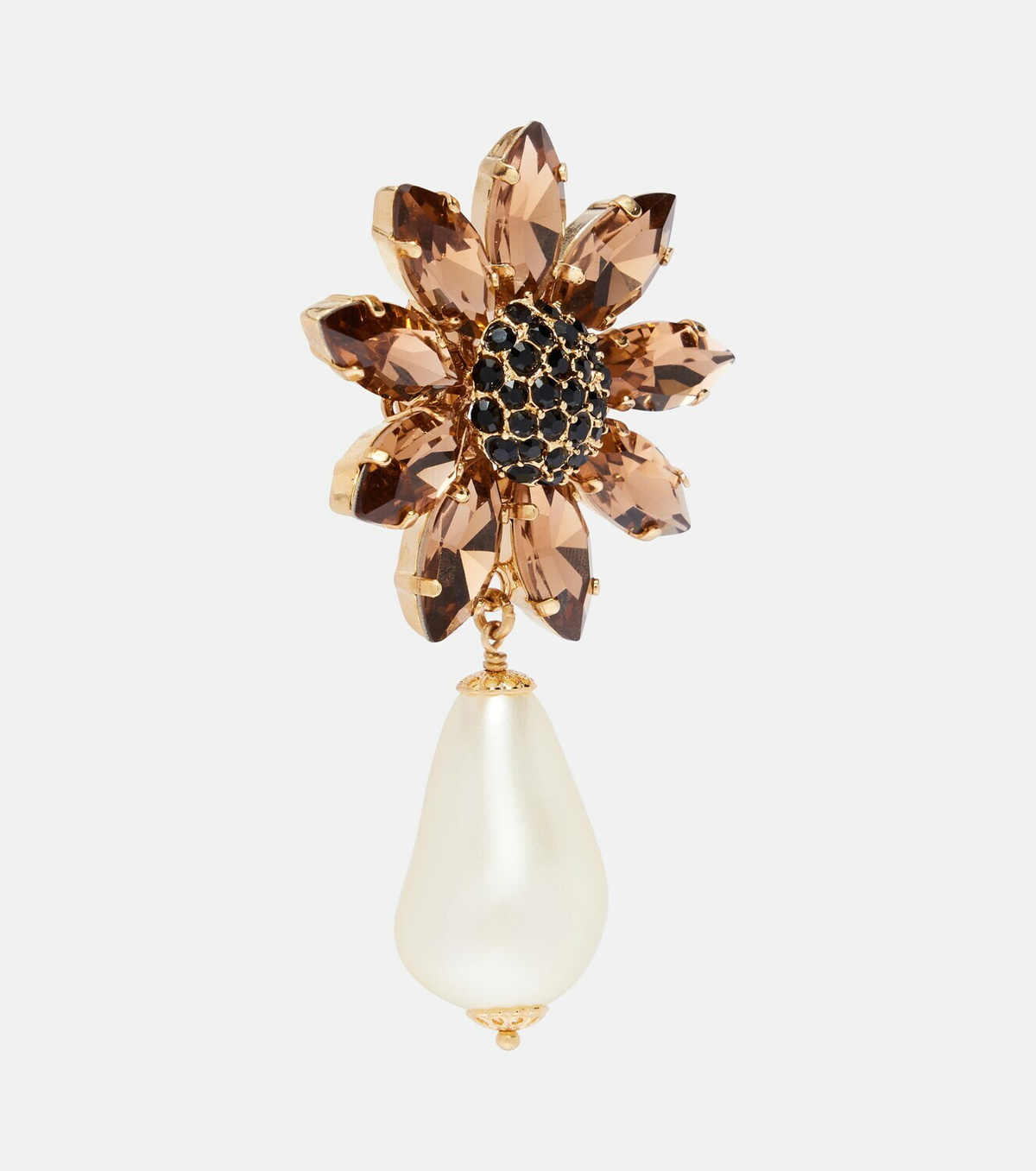 Dolce&Gabbana Re-Edition embellished clip-on earrings