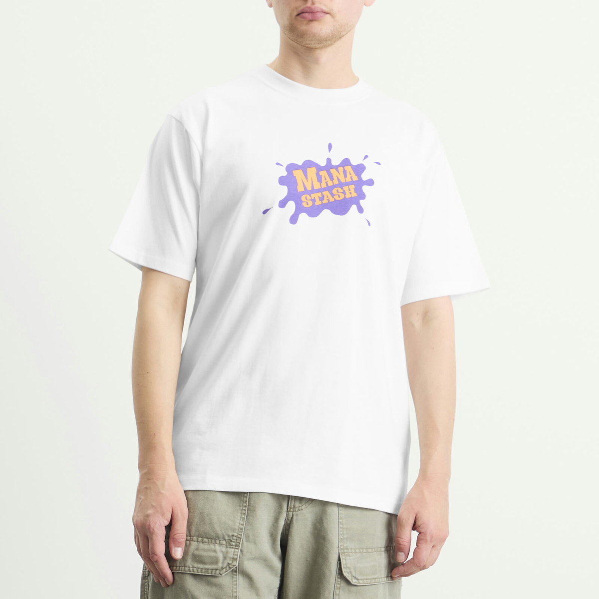 Manastash Men's Cereal Pumice T-Shirt in White