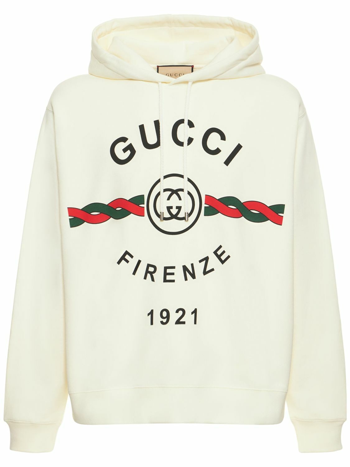 Photo: GUCCI - Gucci Firenze 1921 Cotton Hoodie