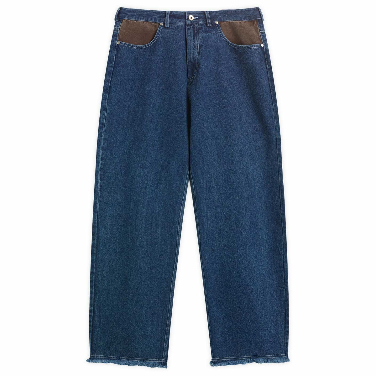 ACMH by Magic Castles Men's Trip Jeans in Acid Wash