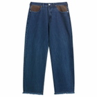 ACMH by Magic Castles Men's Trip Jeans in Acid Wash