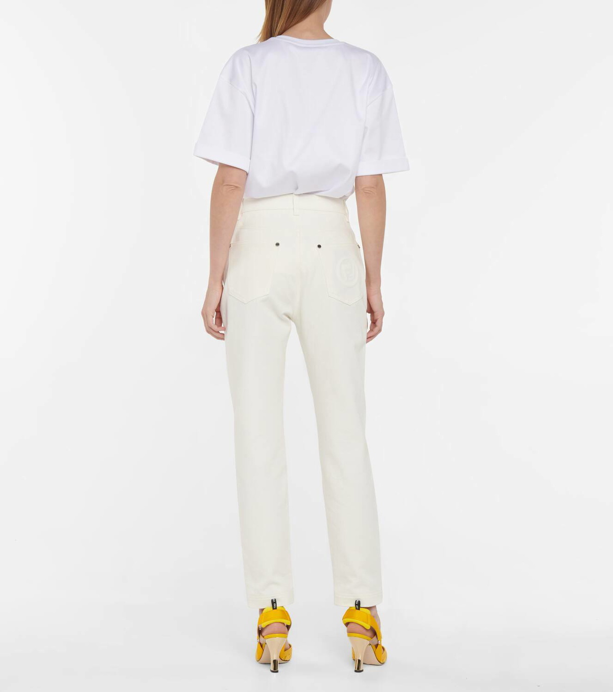 Fendi High-rise slim jeans