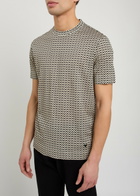 Emporio Armani Patterned Jersey T-shirt Black