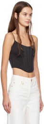 Zimmermann Black Scoop Neck Camisole