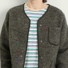Kestin Men's Neist Cardigan in Moss Herringbone Wool