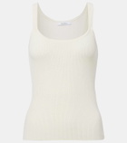 Max Mara Helier ribbed-knit cotton-blend tank top
