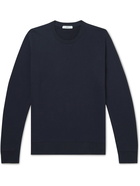 Mr P. - Organic Cotton-Jersey Sweatshirt - Blue