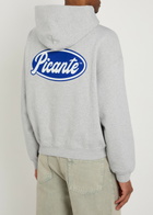Picante Senna Hooded Cotton Sweatshirt Grey