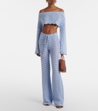 Bananhot Kim cotton-blend flared pants