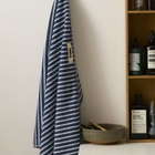 Tekla Fabrics Organic Terry Bath Towel in River Stripes 