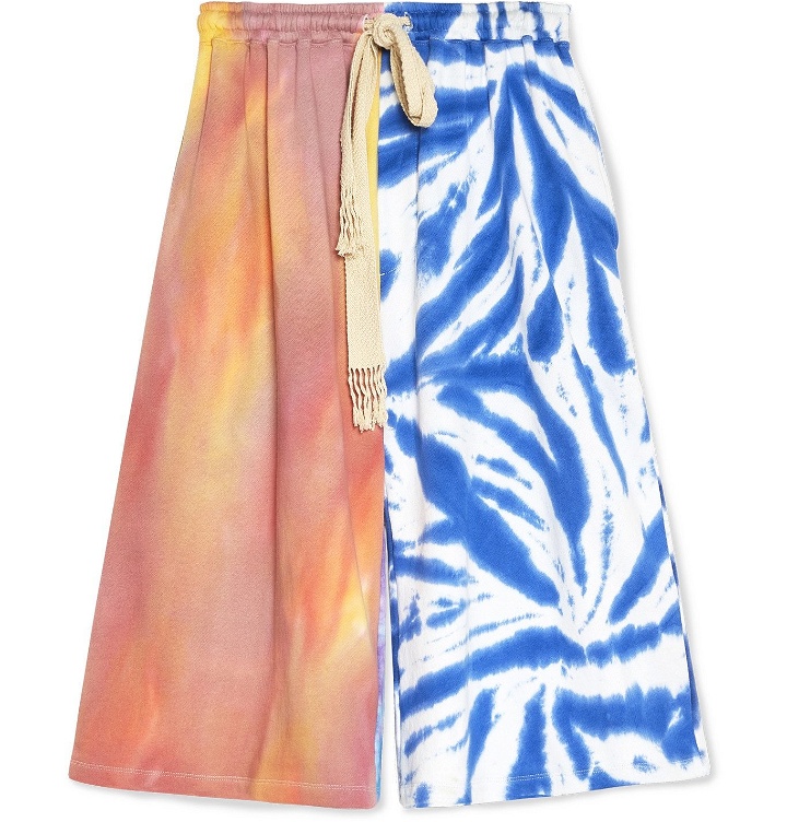 Photo: Loewe - Paula's Ibiza Tie-Dyed Cotton Drawstring Shorts - Blue