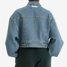 Daily Paper Women's Relaxed Denim Jackets in Light Blue