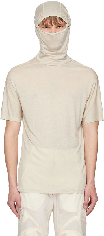 Photo: POST ARCHIVE FACTION (PAF) Beige 5.0+ T-Shirt