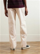 Theory - Laurence Straight-Leg Cotton-Blend Twill Trousers - Neutrals