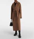 Max Mara Fragore wool and cashmere-blend wrap coat